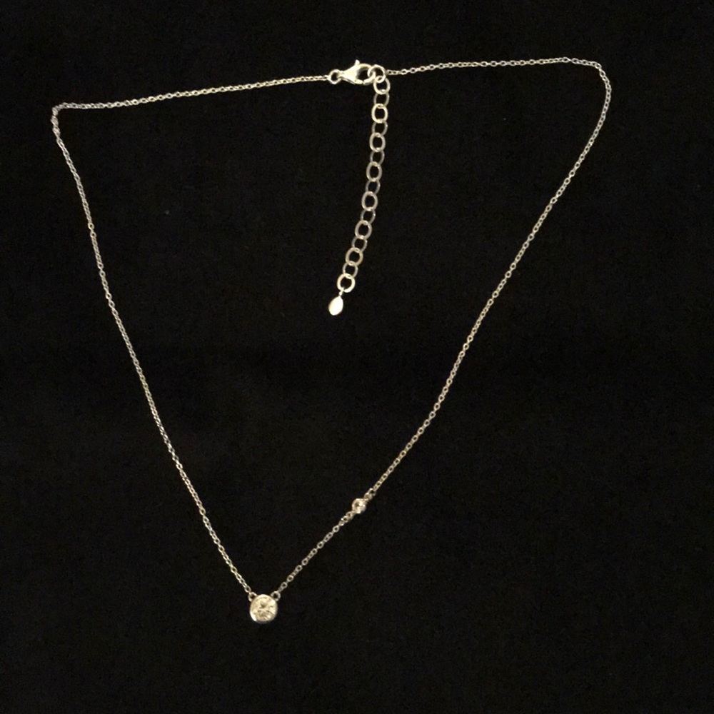 Silpada Sterling Silver and Cubic Zirconia 16”-18”